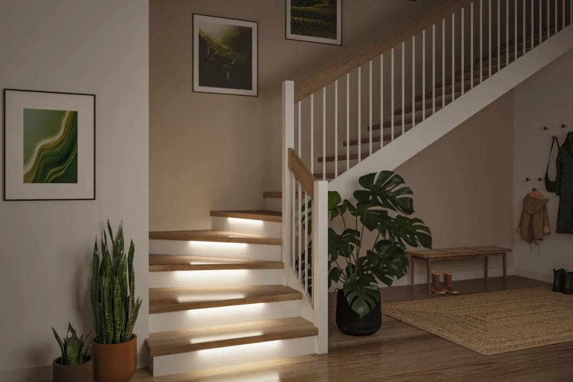Paulmann 71219 MaxLED Stair LED Strip Erweiterung Set 3x0,5m 2700K Weiß