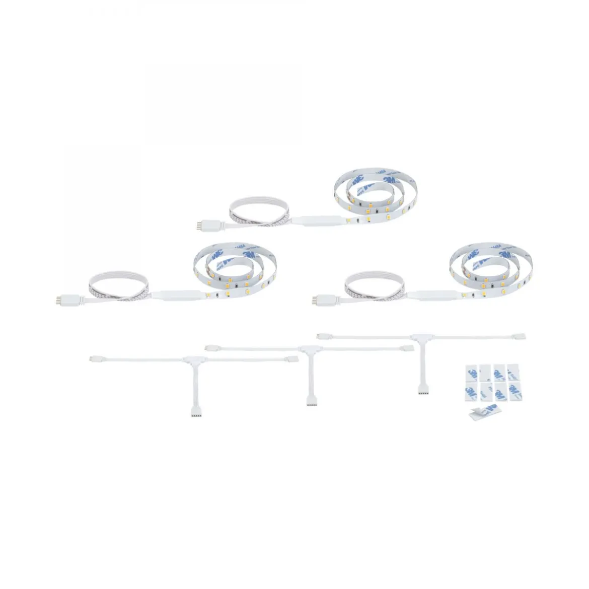 Paulmann 71219 MaxLED Stair LED Strip Erweiterung Set 3x0,5m 2700K Weiß