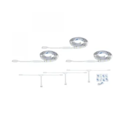 Paulmann 71221 MaxLED Stair LED Strip Erweiterung Set 3x1m 2700K Weiß