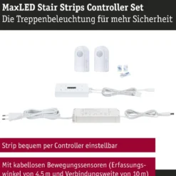 Paulmann 71222 MaxLED Stair LED Strip Erweiterung 5m 2700K Weiß