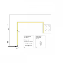 Paulmann No. 5059 Bundle MaxLED 500 Comf Set Küche Sockel Basisset 5m 2700K dimmbar
