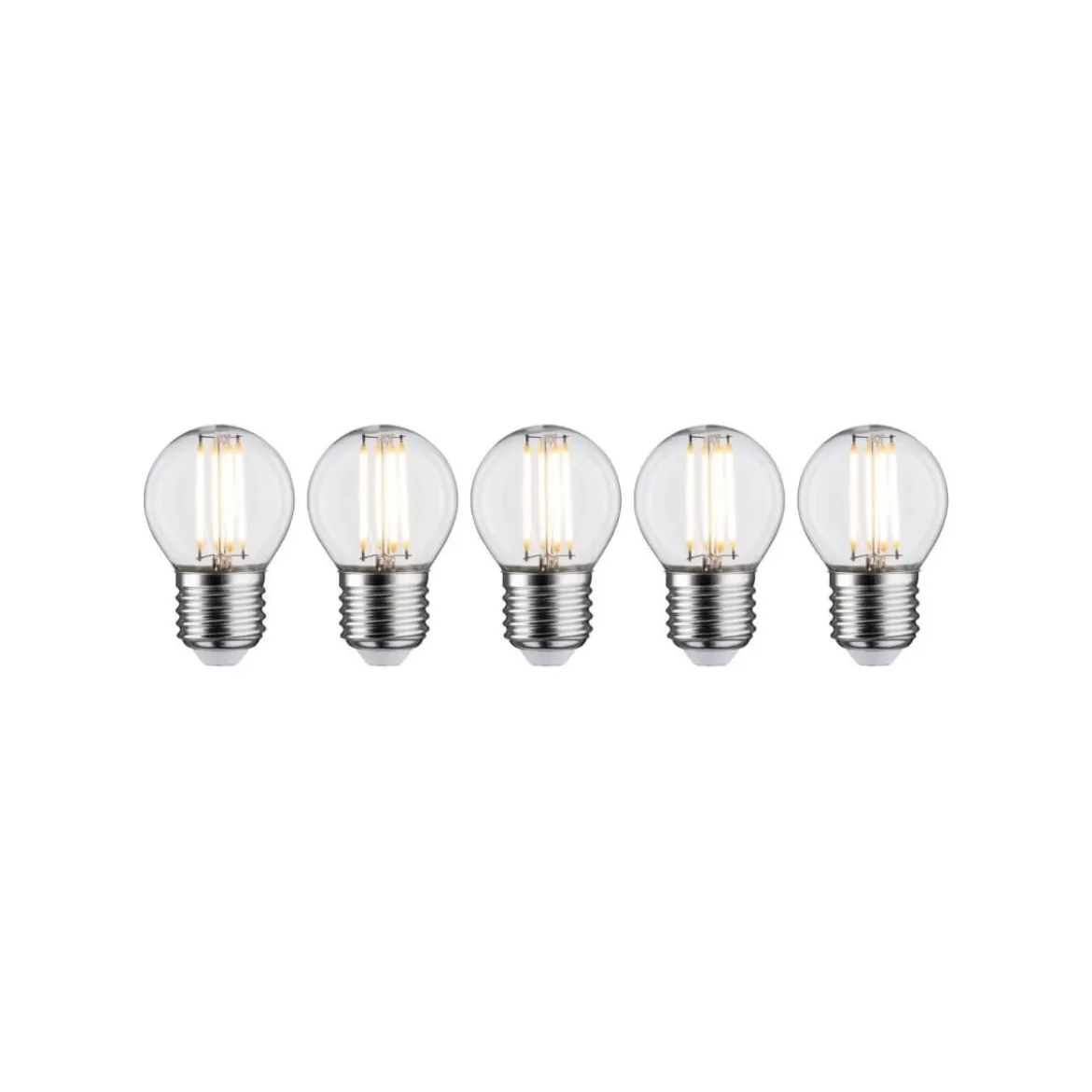 Paulmann No. 5093 Bundle 5xLED Filament Tropfen 470lm E27 klar 5W
