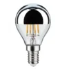 Paulmann No. 5077 Bundle 4xLED Tropfen 4,8W E14 Kopfspiegel Silber Warmweiß dimmbar