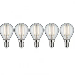 Paulmann No. 5087 Bundle 5xLED Tropfen 4,8 Watt E14 Klar 2700 K dimmbar