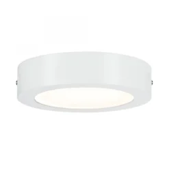 Paulmann No. 70641 Deckenleuchte Lunar LED Panel 17cm Weiß matt, Alu