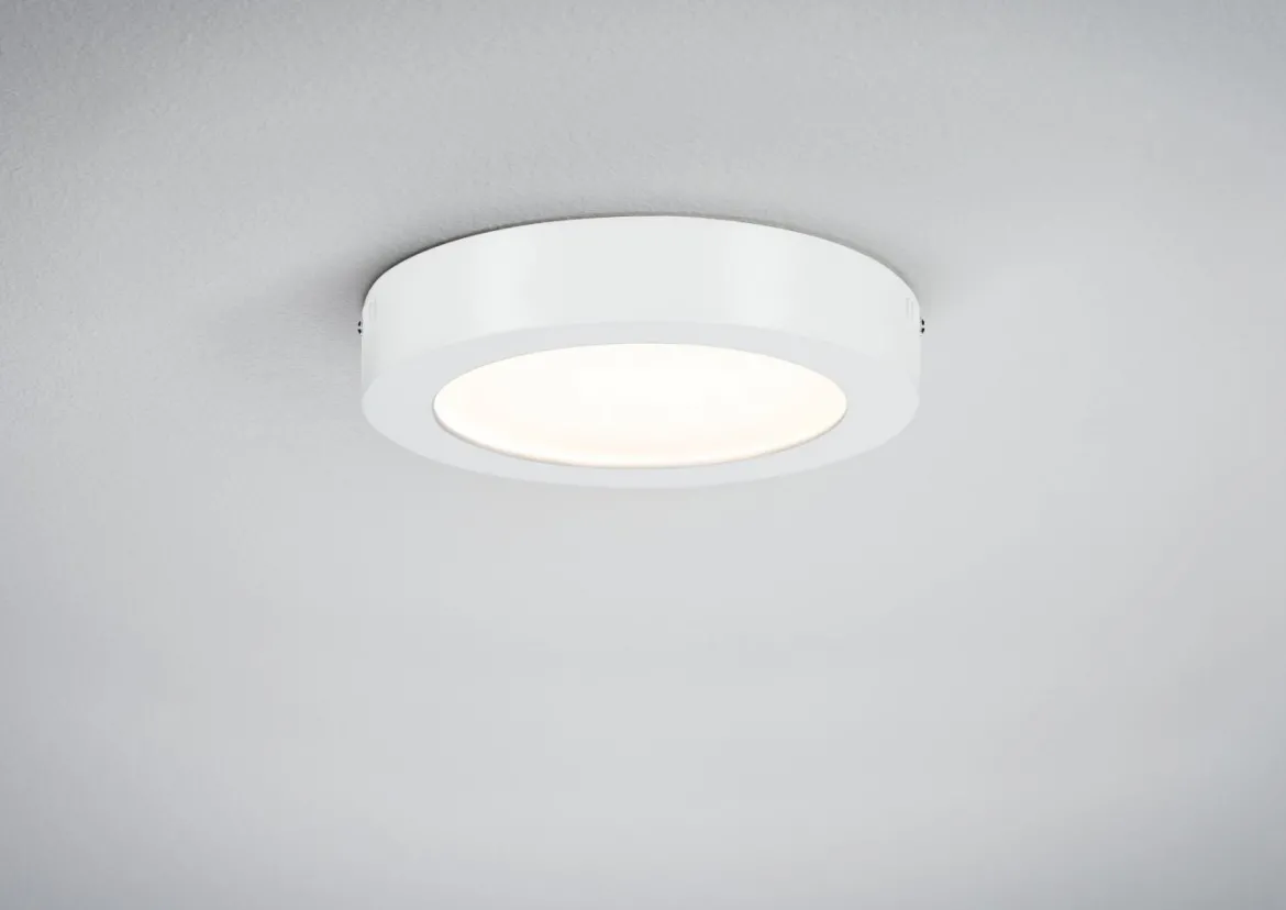 Paulmann No. 70641 Deckenleuchte Lunar LED Panel 17cm Weiß matt, Alu