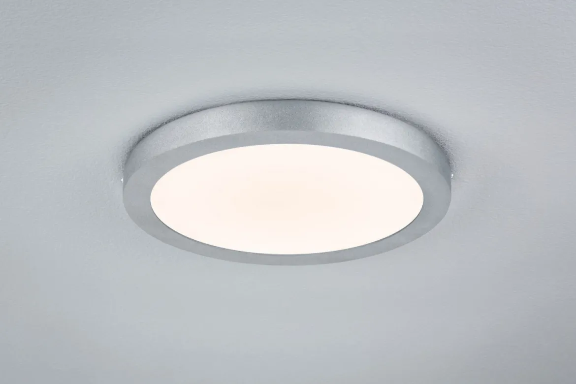 Paulmann No. 70655 Deckenleuchte Lunar LED Panel 300mm Chrom matt, Alu
