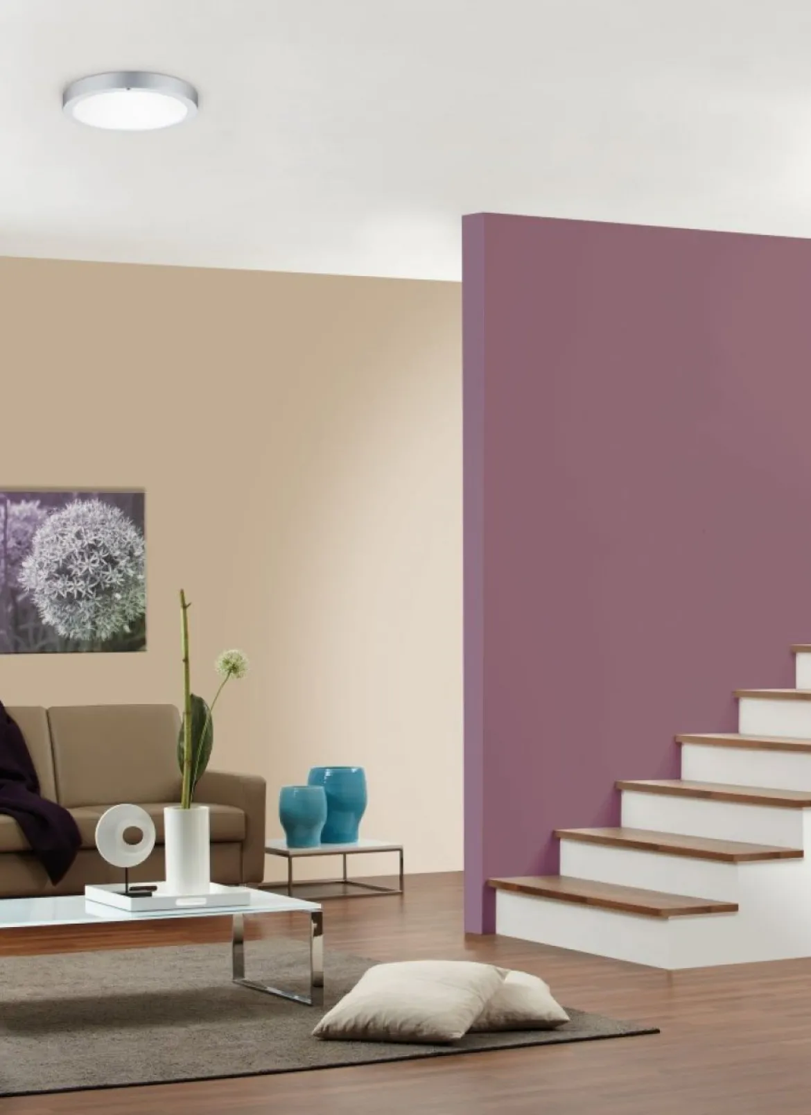 Paulmann No. 70655 Deckenleuchte Lunar LED Panel 300mm Chrom matt, Alu