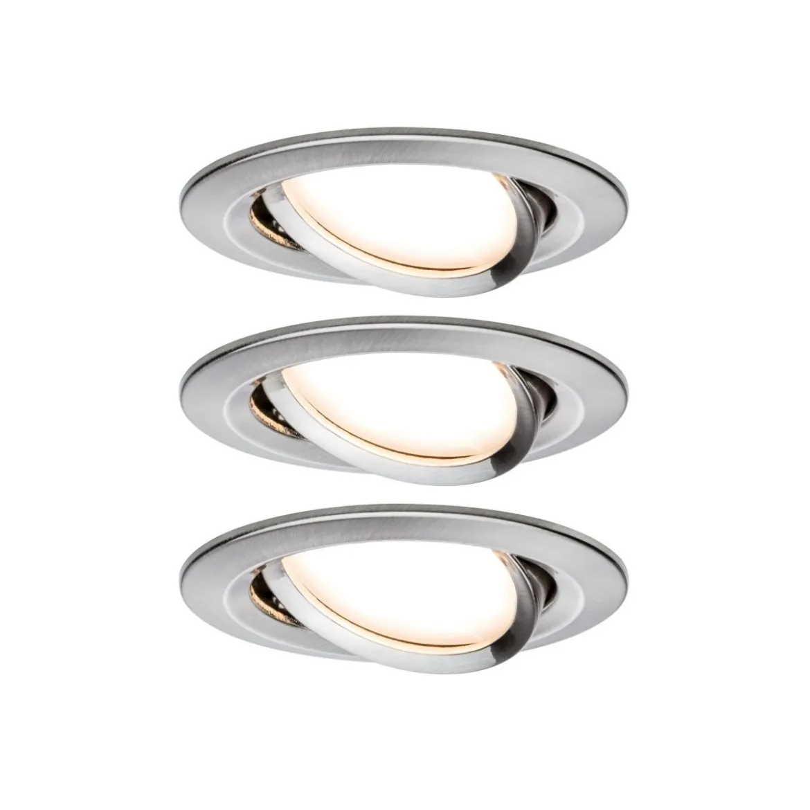 Paulmann No. 5141 EBL Nova Coin 3x6W 2700K Eisen geb. inkl. Zigbee Controller Cephei