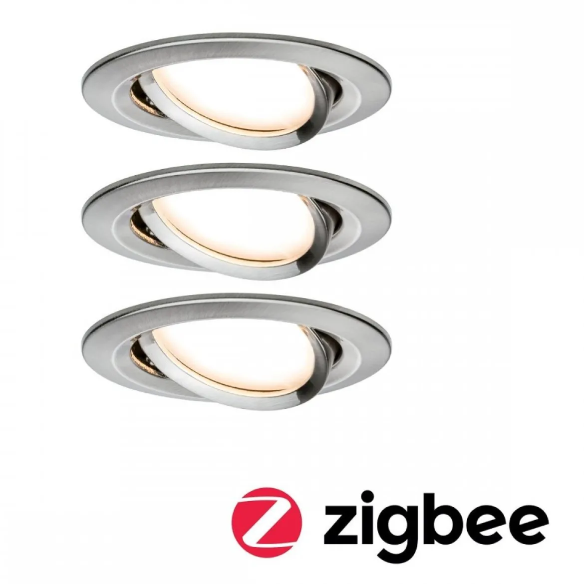 Paulmann No. 5141 EBL Nova Coin 3x6W 2700K Eisen geb. inkl. Zigbee Controller Cephei
