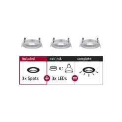 Paulmann No. 92484 Einbauleuchte CHOOSE Spot starr max. 10W  Alu gedreht 230V