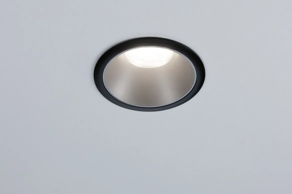 Paulmann No. 93397 Einbauleuchte Cole GU10 max.10W Schwarz Silber matt