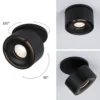 Paulmann No. 93370 Einbauleuchte LED Spircle Schwarz matt 8W 3000K 36°