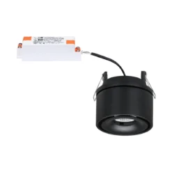 Paulmann No. 93370 Einbauleuchte LED Spircle Schwarz matt 8W 3000K 36°
