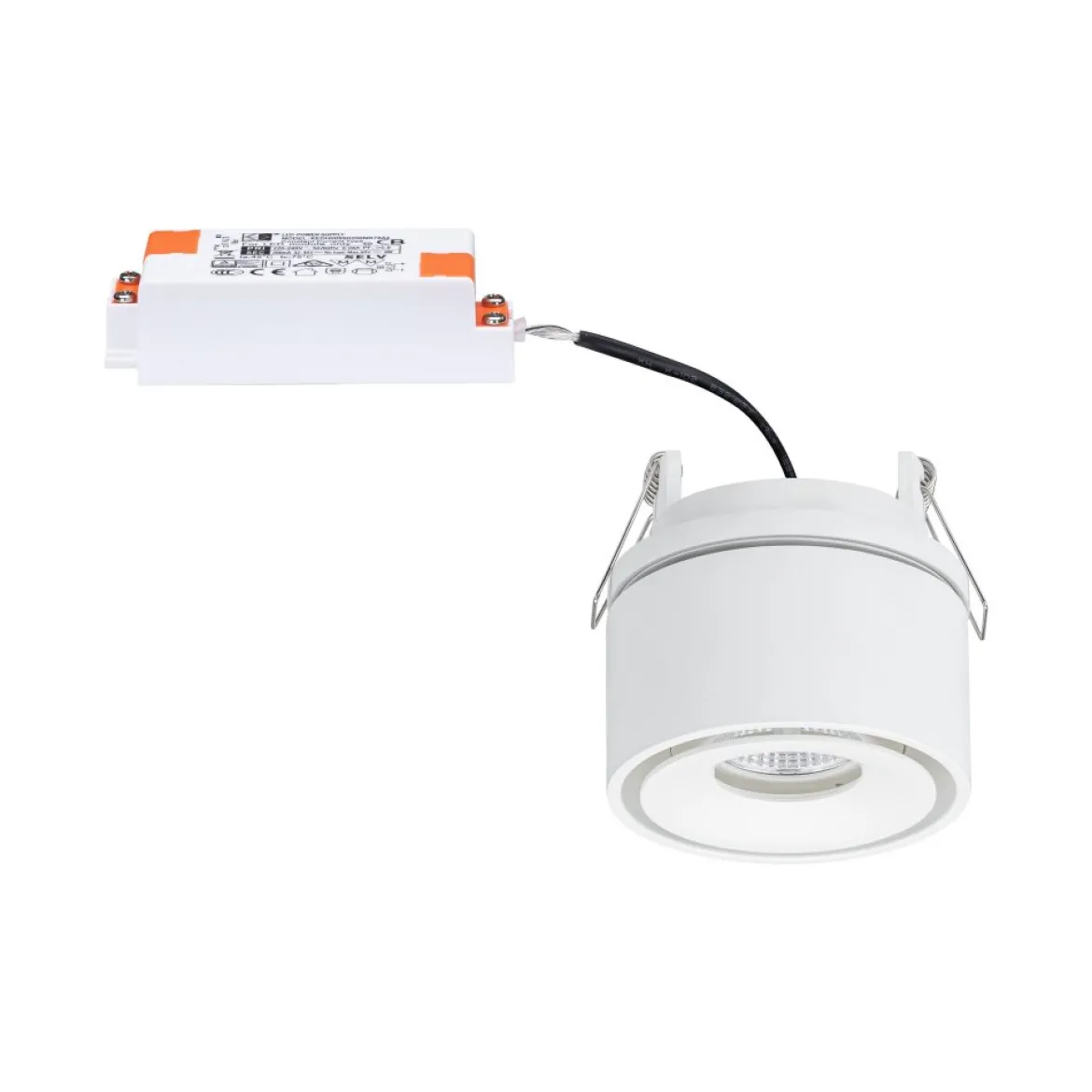 Paulmann No. 93372 Einbauleuchte LED Spircle Weiß matt 8W 3000K 36°