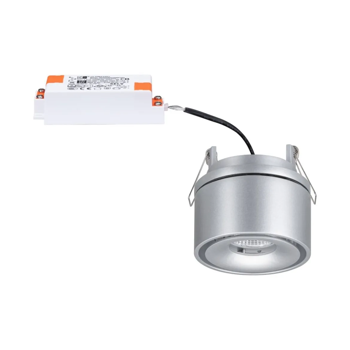 Paulmann No. 93374 Einbauleuchte LED Spircle Chrom matt 8W 3000K 36°