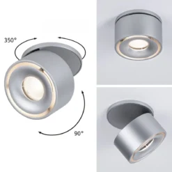 Paulmann No. 93374 Einbauleuchte LED Spircle Chrom matt 8W 3000K 36°