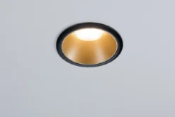 Paulmann No. 93403 Einbauleuchte LED Cole Gold matt Schwarz 3-Step dimmbar 2700K
