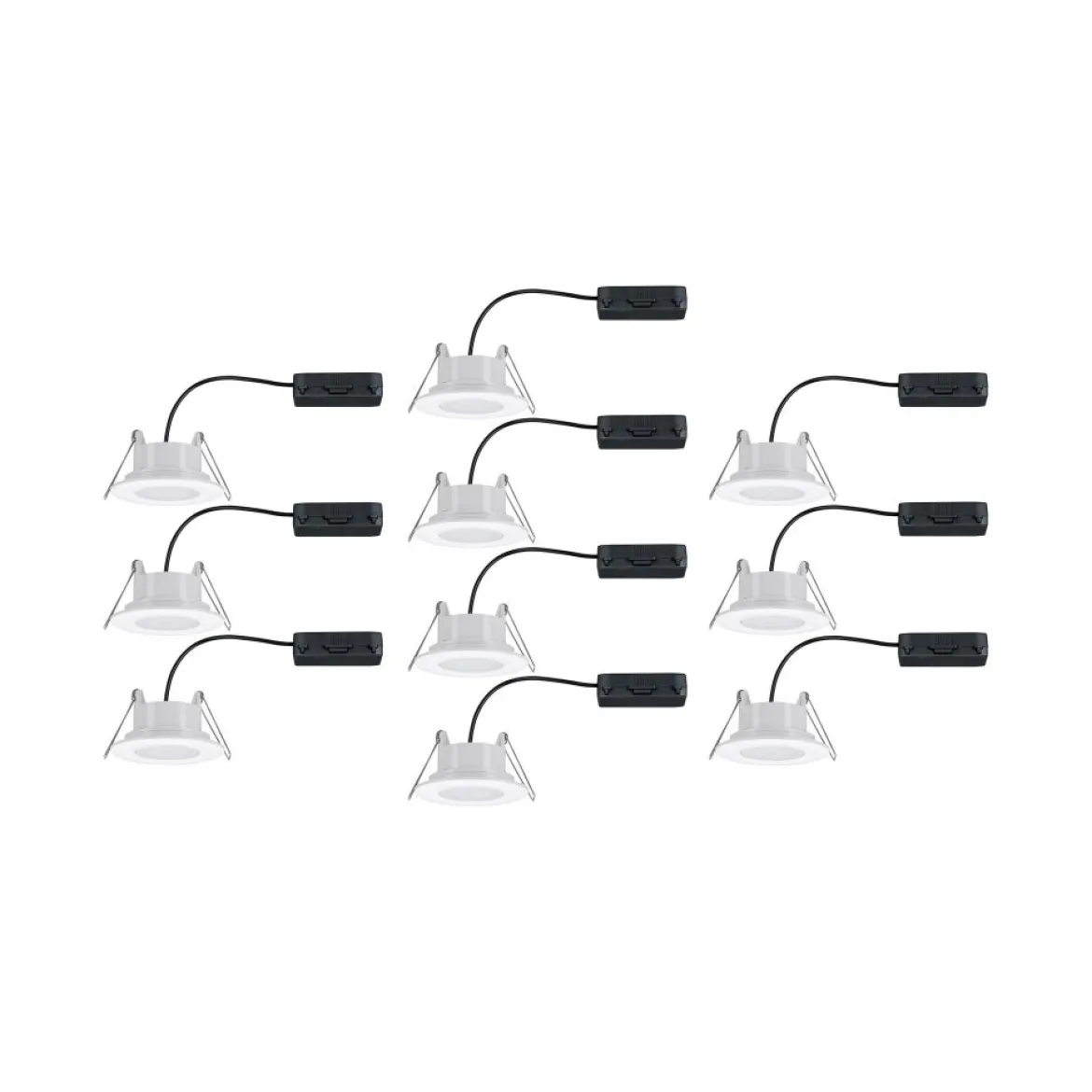 Paulmann No. 99922 Einbauleuchte LED Calla rund 10x6W Weiß matt schwenkbar