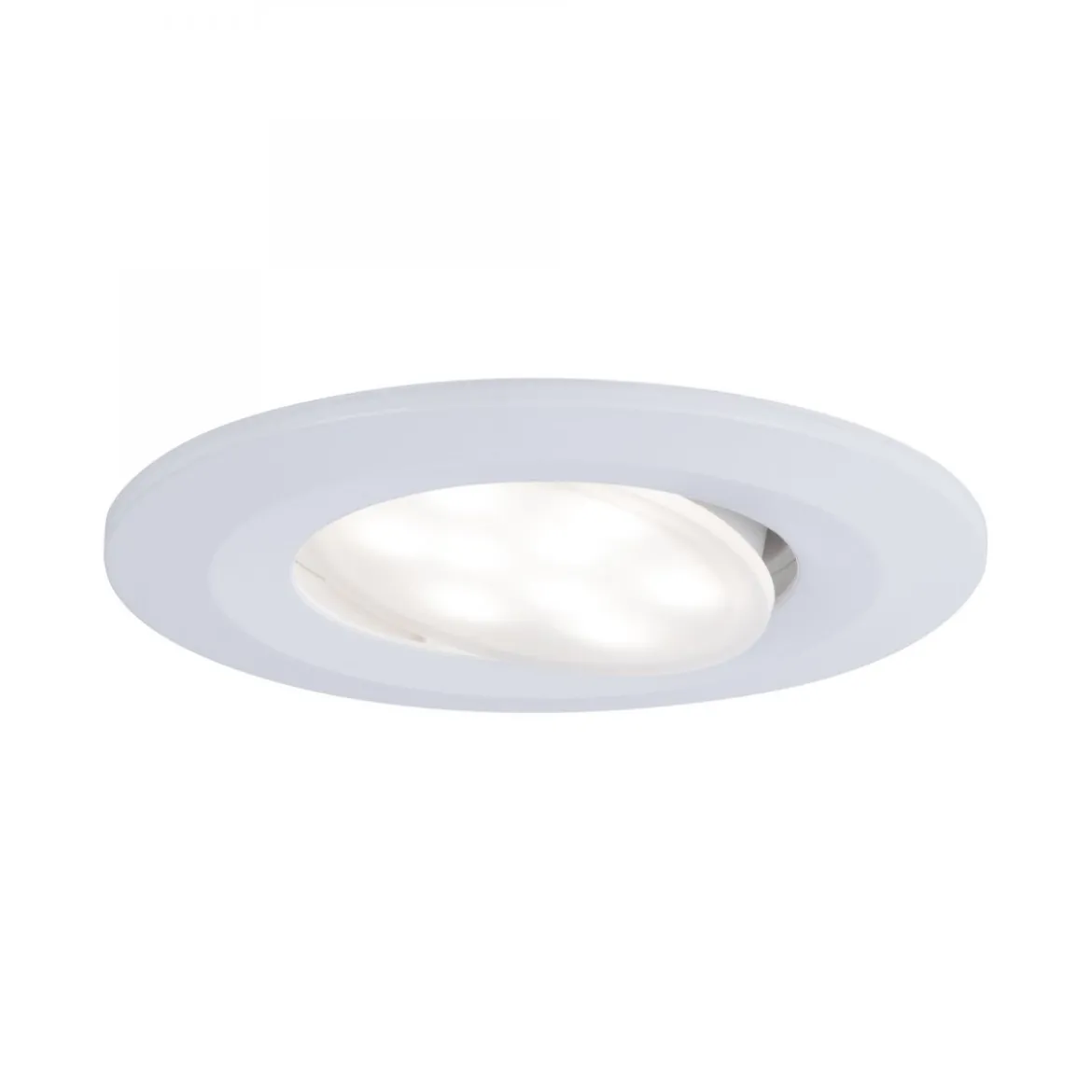 Paulmann No. 99924 Einbauleuchte LED Calla rund 10er-Set Weiß matt schwenkbar