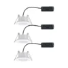 Paulmann No. 99927 Einbauleuchte LED Calla rund 530lm Weiß matt schwenkbar IP65