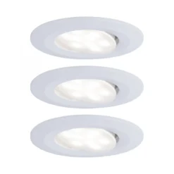 Paulmann No. 99927 Einbauleuchte LED Calla rund 530lm Weiß matt schwenkbar IP65