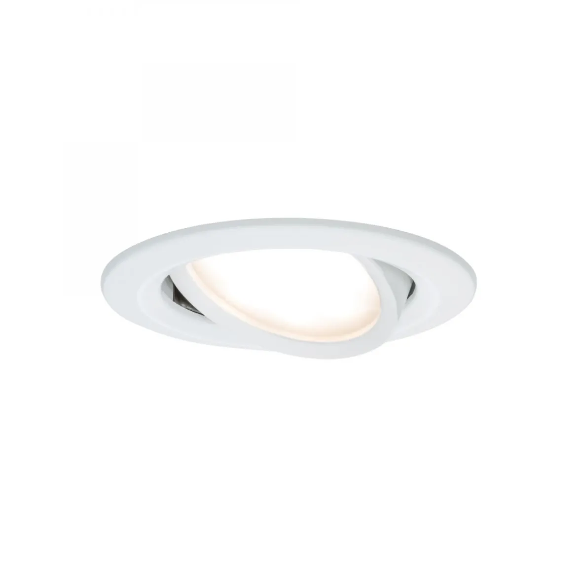 Paulmann No. 93875 Einbauleuchte LED Coin Slim IP23 rund Weiß 3er-Set dimmbar und schwenkbar