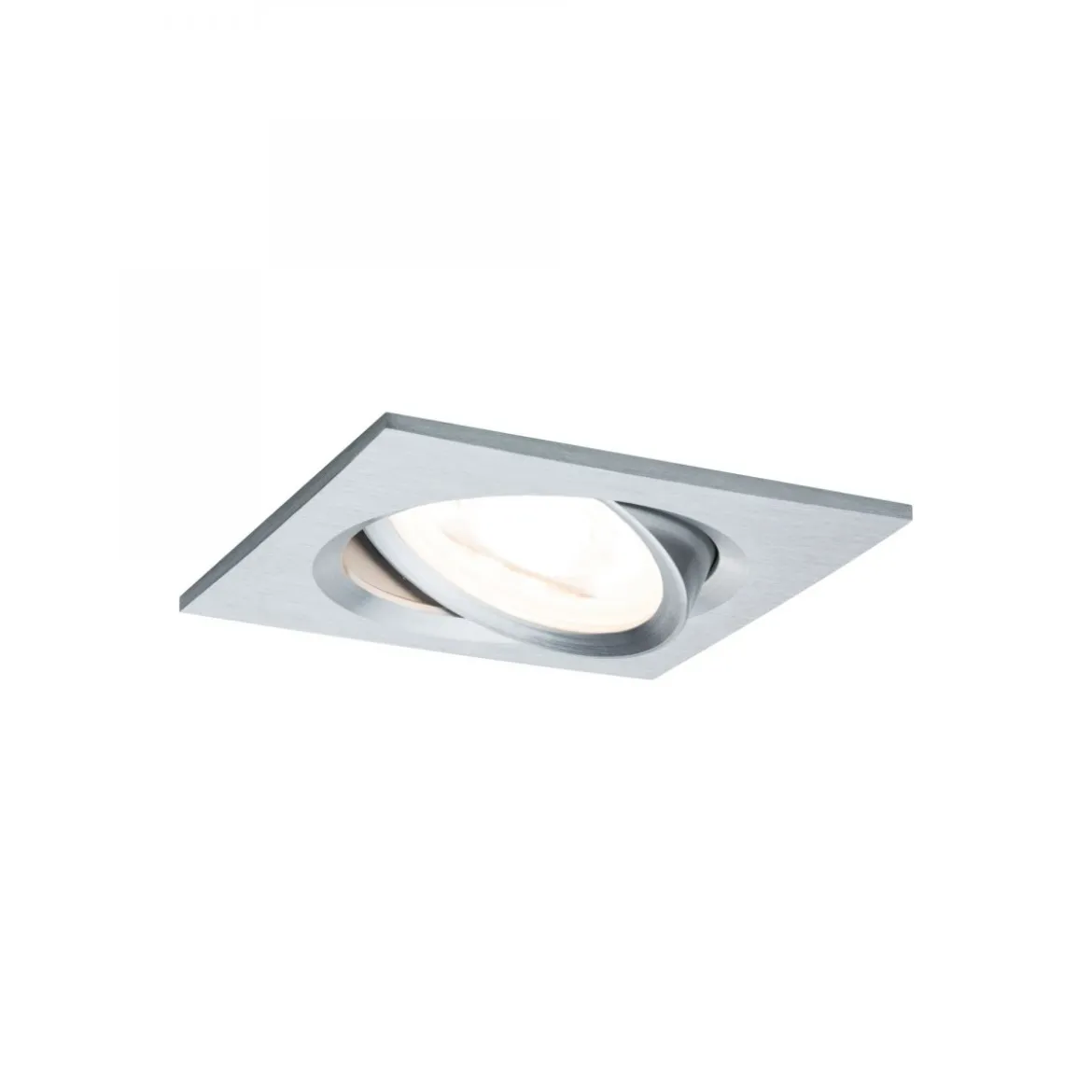 Paulmann No. 93492 Einbauleuchte LED Coin Nova eckig 6W Alu gedreht 3-Stufen dimmbar