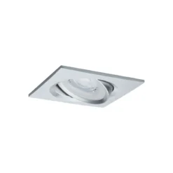 Paulmann No. 93492 Einbauleuchte LED Coin Nova eckig 6W Alu gedreht 3-Stufen dimmbar
