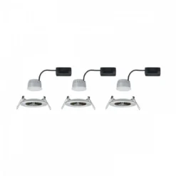 Paulmann No. 93494 Einbauleuchte LED Coin Nova rund 6W Eisen 3-Stufen dimmbar IP44