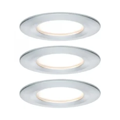 Paulmann No. 93498 Einbauleuchte LED Coin Nova rund 6W Alu gedreht 3-Stufen dimmbar IP44