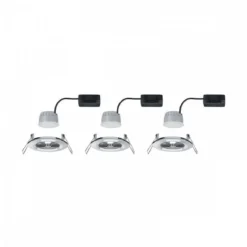 Paulmann No. 93499 Einbauleuchte LED Coin Nova rund 6W Chrom 3-Stufen dimmbar IP44