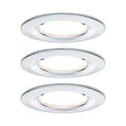 Paulmann No. 93499 Einbauleuchte LED Coin Nova rund 6W Chrom 3-Stufen dimmbar IP44
