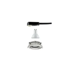 Paulmann No. 93671 Einbauleuchte LED Nova Plus GU10 6W Eisen gebürstet schwenkbar dimmbar