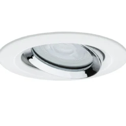 Paulmann No. 93673 Einbauleuchte LED Nova Plus GU10 6W Weiß Chrom schwenkbar dimmbar