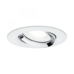Paulmann No. 93673 Einbauleuchte LED Nova Plus GU10 6W Weiß Chrom schwenkbar dimmbar