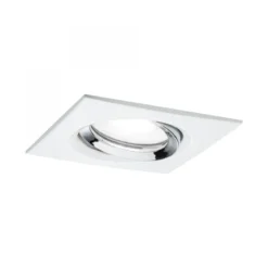Paulmann No. 93674 Einbauleuchte LED Nova Plus GU10 6W Weiß Chrom schwenkbar dimmbar
