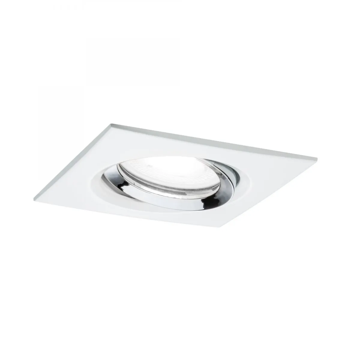 Paulmann No. 93674 Einbauleuchte LED Nova Plus GU10 6W Weiß Chrom schwenkbar dimmbar