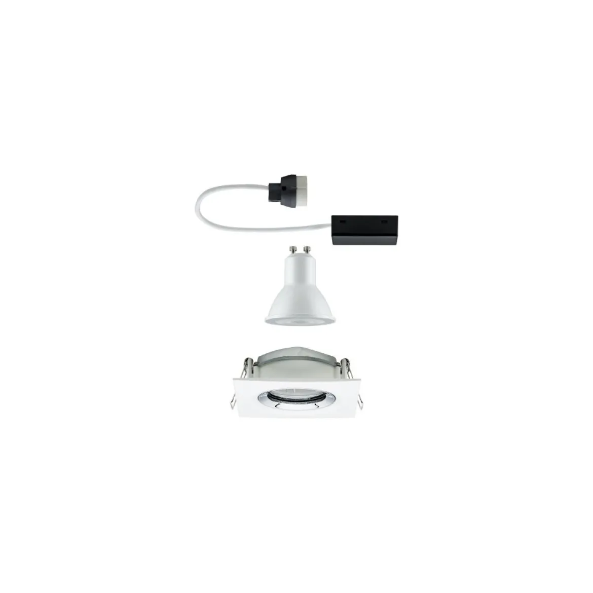 Paulmann No. 93674 Einbauleuchte LED Nova Plus GU10 6W Weiß Chrom schwenkbar dimmbar