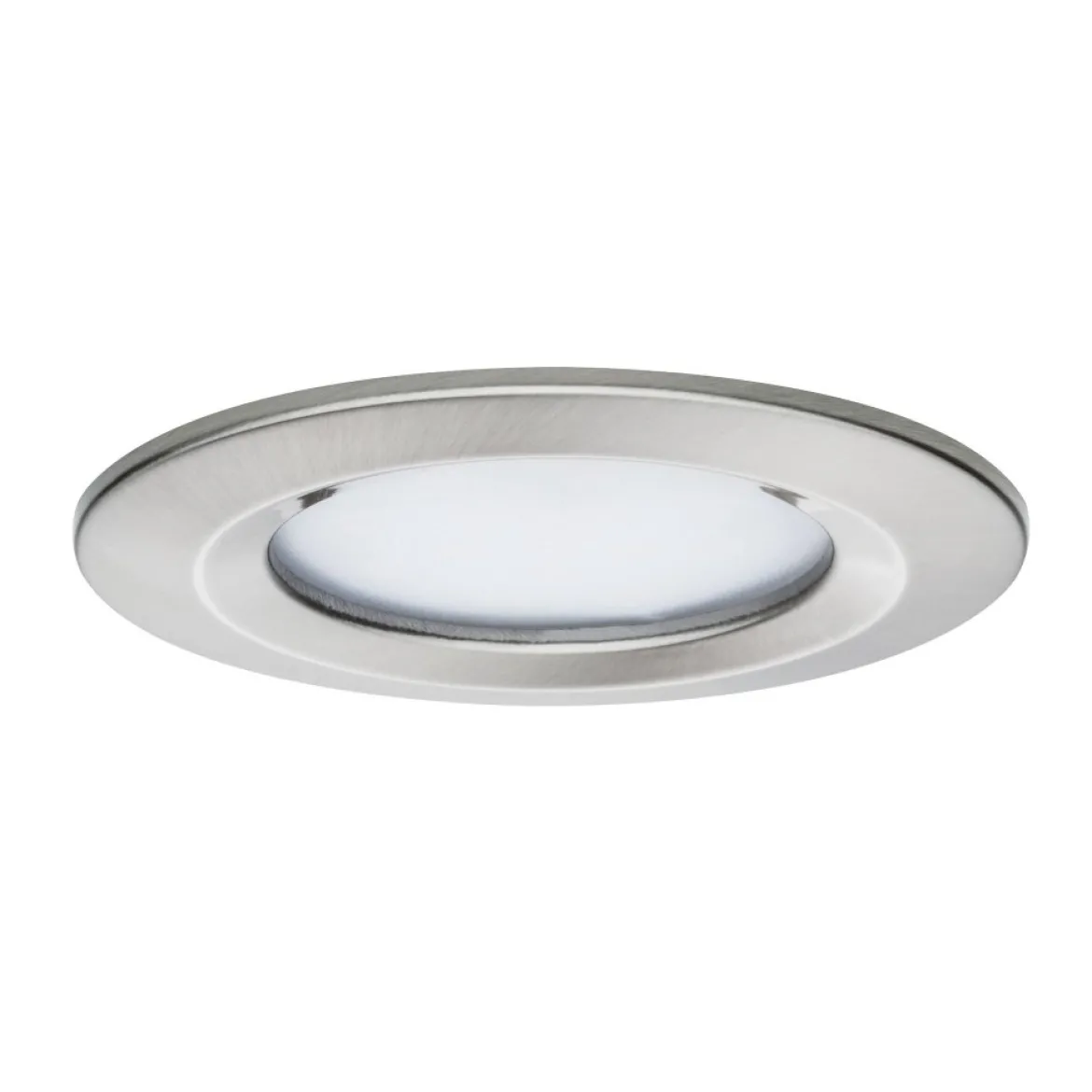 Paulmann No. 93873 Einbauleuchte LED Coin Slim IP44 rund 6W Eisen 3er-Set dimmbar