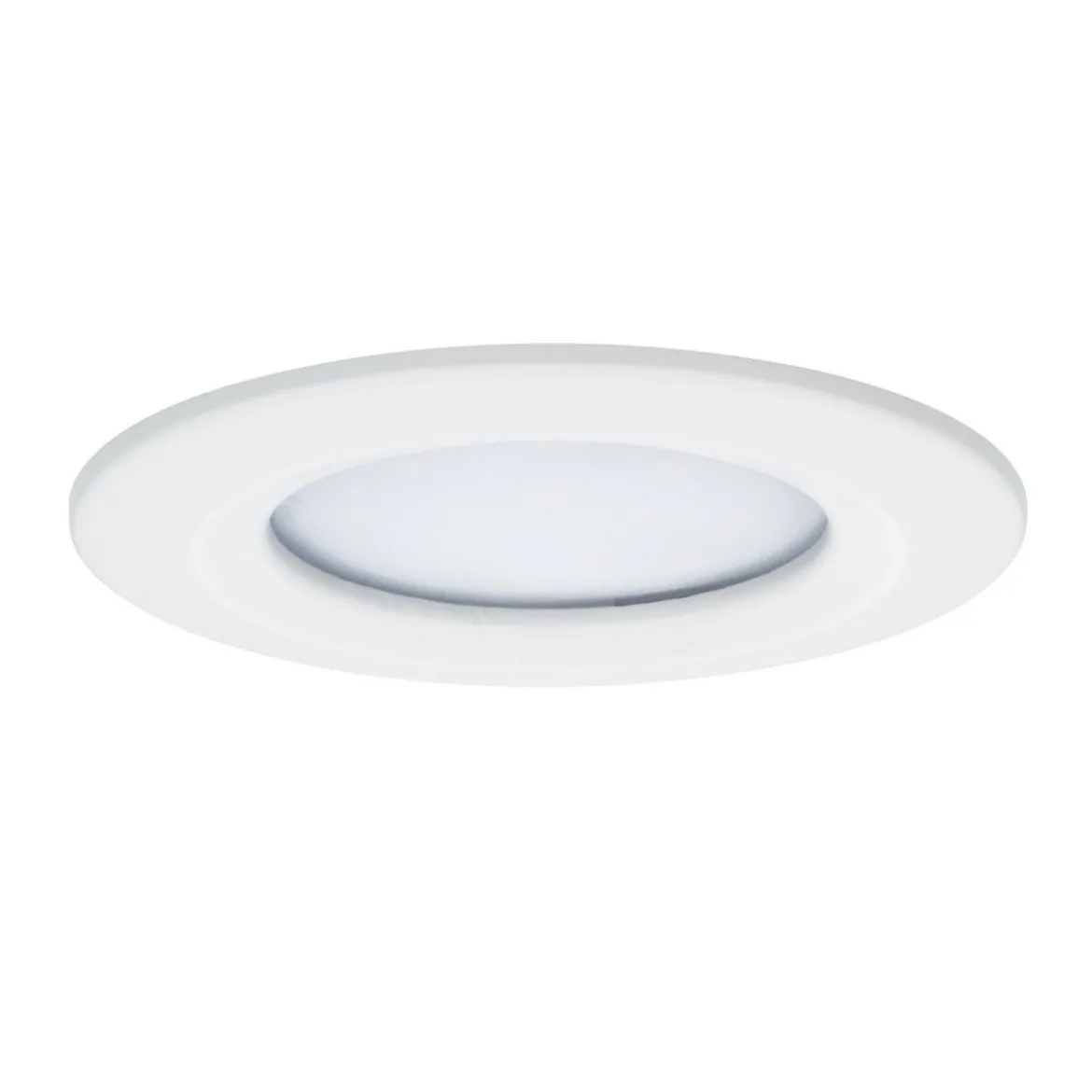 Paulmann No. 93869 Einbauleuchte LED Coin Slim IP44 rund 6W Weiß 1er-Set dimmbar