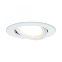 Paulmann No. 93876 Einbauleuchte LED Coin Slim IP23 rund Weiß 1er-Set dimmbar und schwenkbar