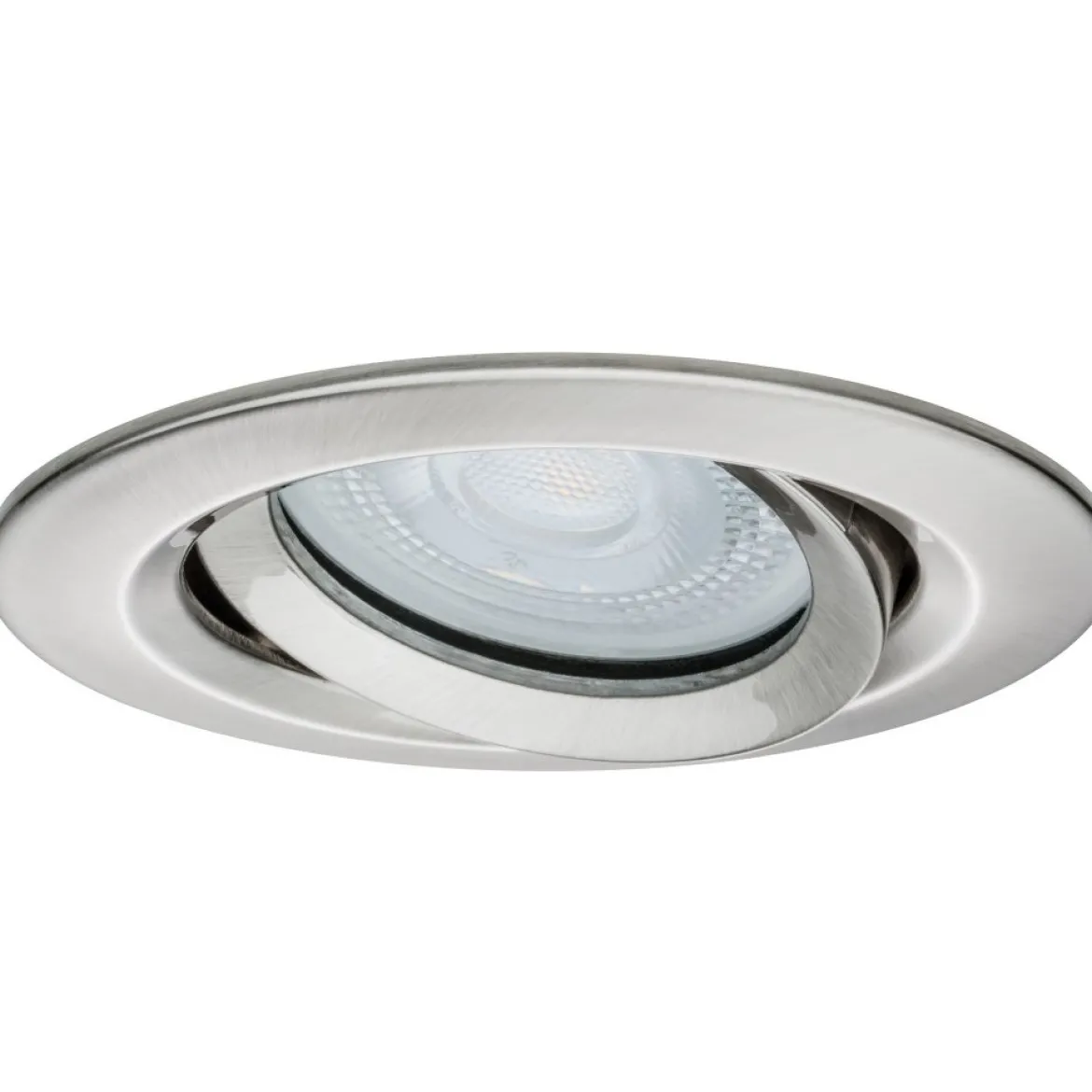 Paulmann No. 92900 Einbauleuchte LED Nova IP65 rund 7W GU10 Eisen 3er-Set schwenkbar