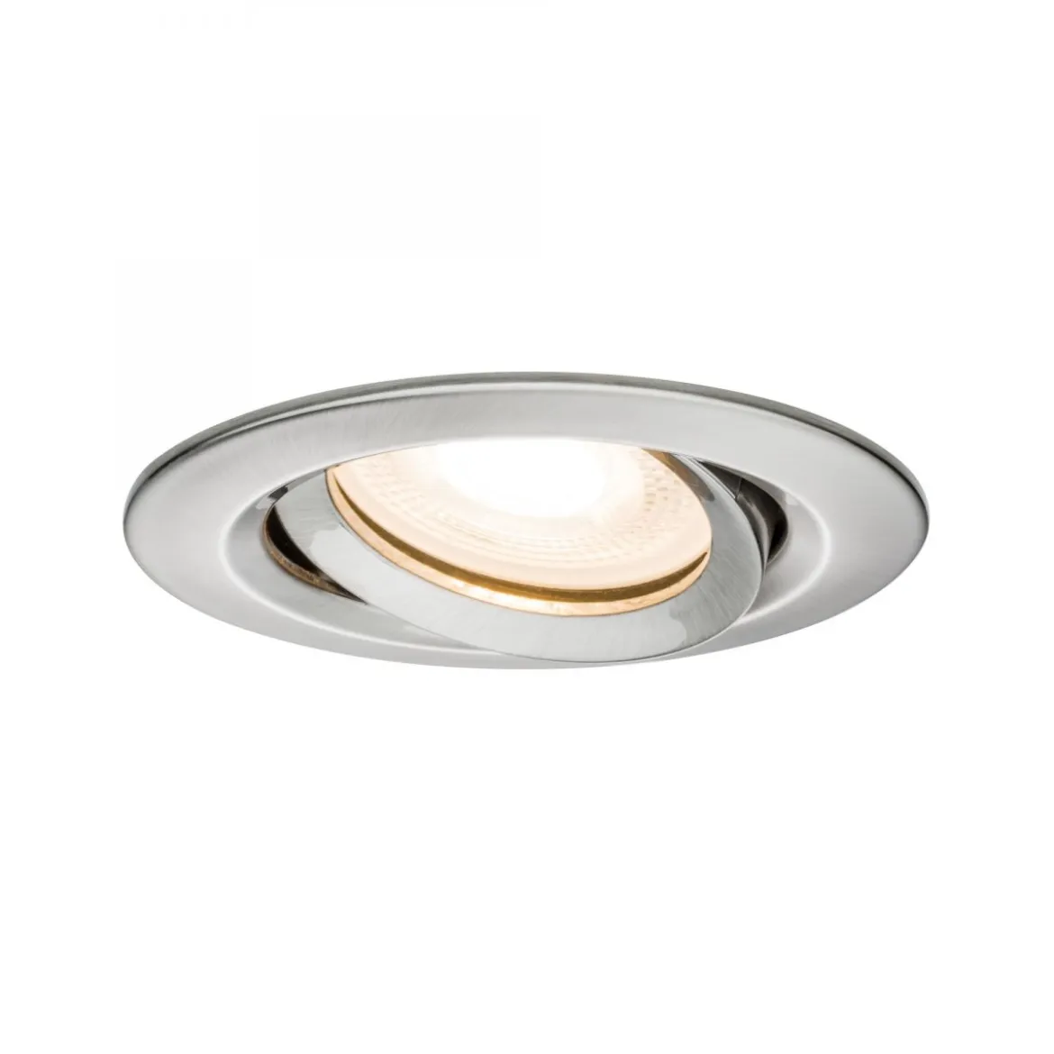 Paulmann No. 92900 Einbauleuchte LED Nova IP65 rund 7W GU10 Eisen 3er-Set schwenkbar