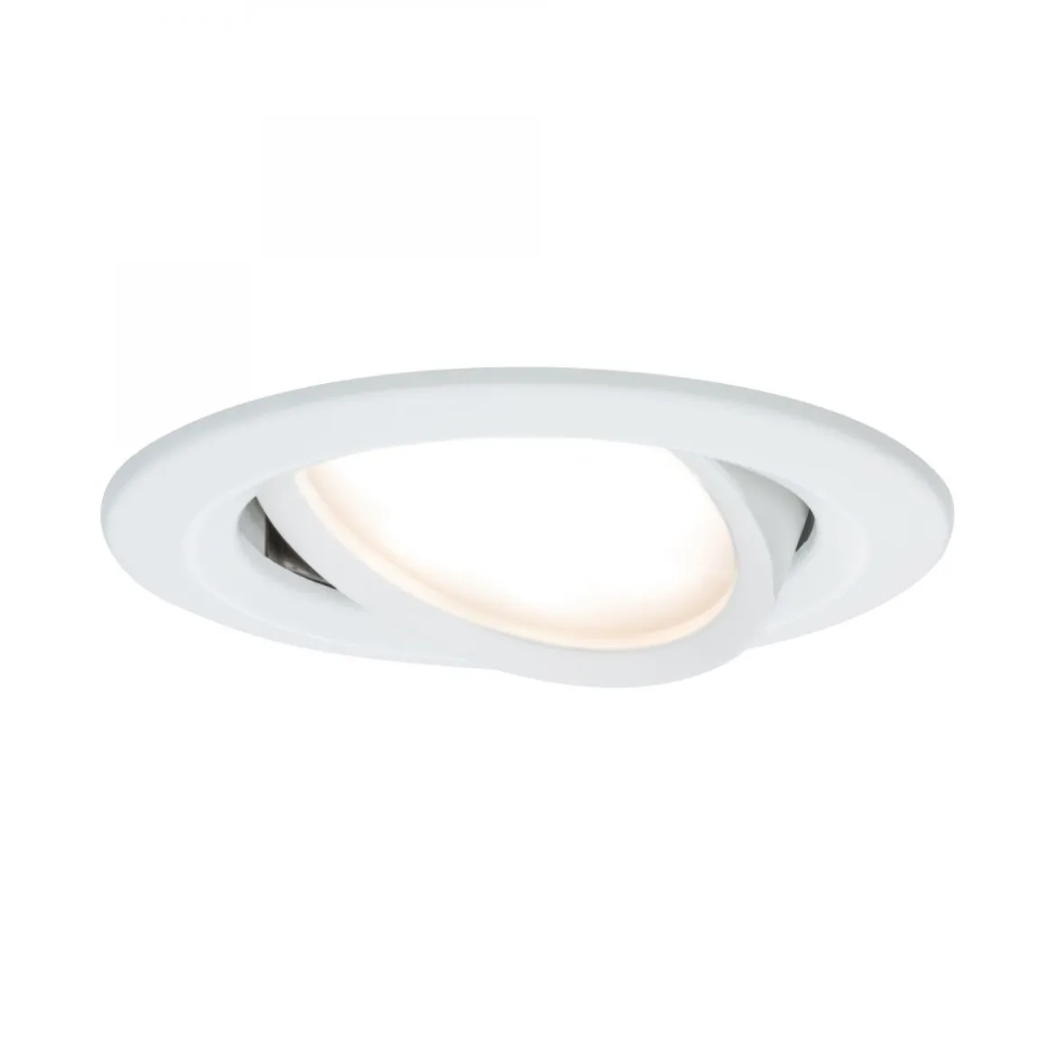Paulmann No. 93448 Einbauleuchte LED Coin Nova rund 6W Weiß matt schwenkbar