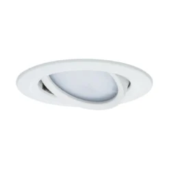 Paulmann No. 93449 Einbauleuchte LED Coin Nova 3er-Set rund 6W Weiß matt schwenkbar