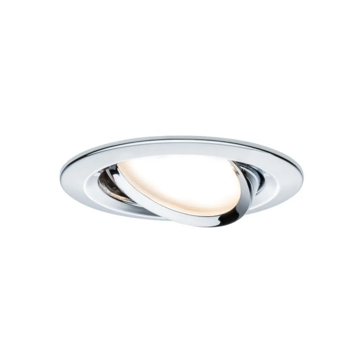 Paulmann No. 93452 Einbauleuchte LED Coin Nova 3er-Set rund 6W Chrom schwenkbar