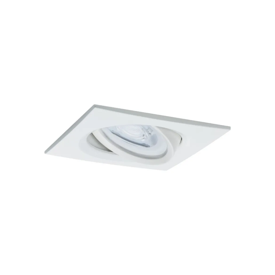 Paulmann No. 93454 Einbauleuchte LED Coin Nova 3er-Set eckig 6W Weiß matt schwenkbar