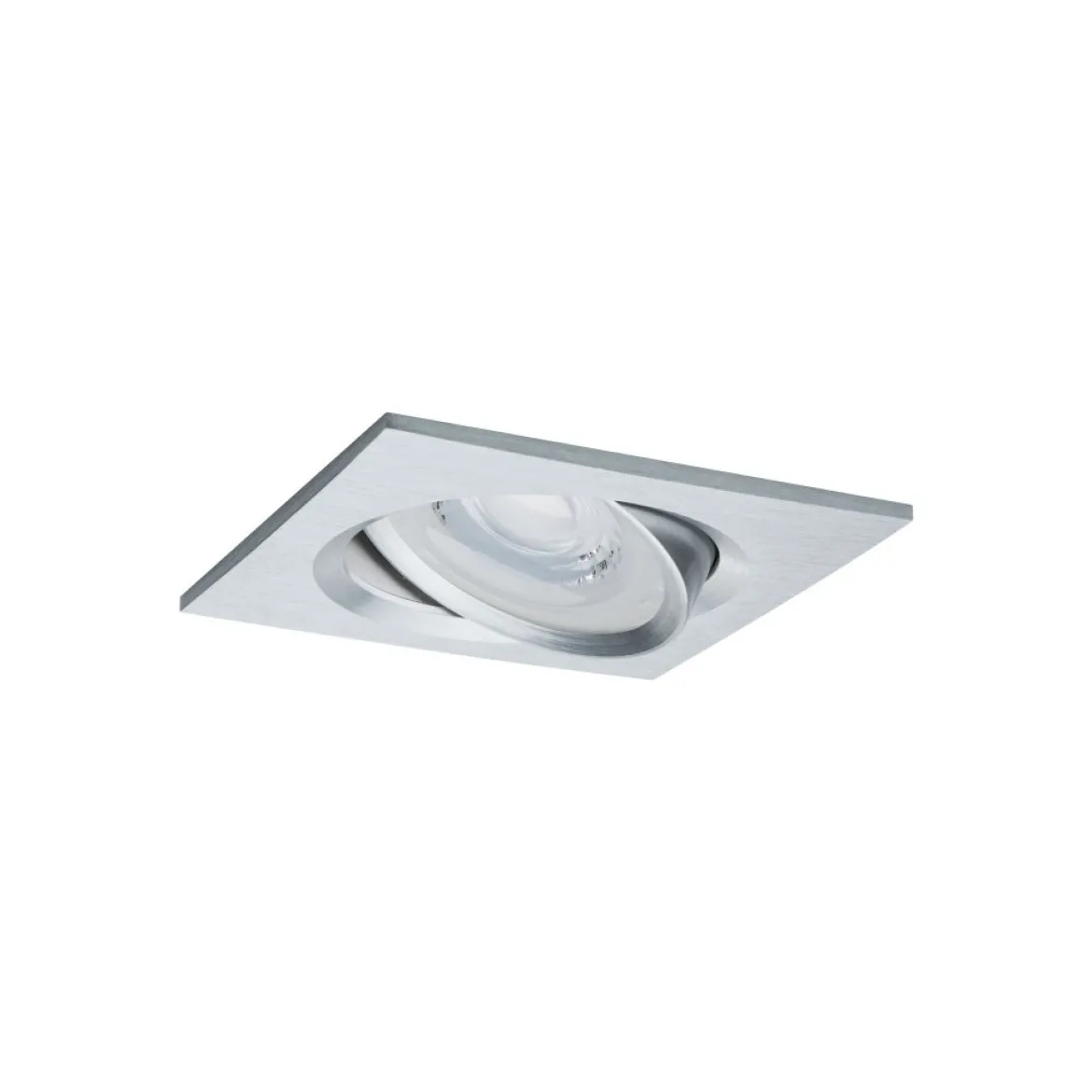 Paulmann No. 93456 Einbauleuchte LED Coin Nova 3er-Set eckig 6W Alu gedreht schwenkbar