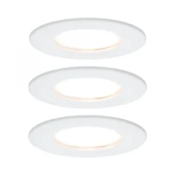 Paulmann No. 93460 Einbauleuchte LED Coin Nova 3-erSet rund 6 W Weiß matt starr